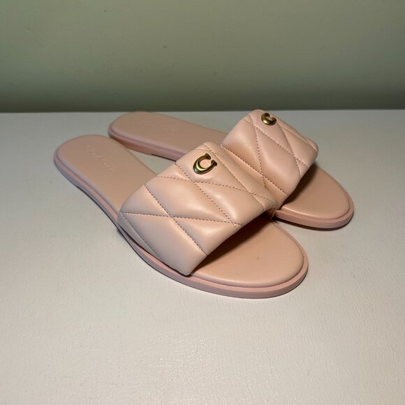Coach Holly Quilted Leather Sandal - Picture 7 of 14